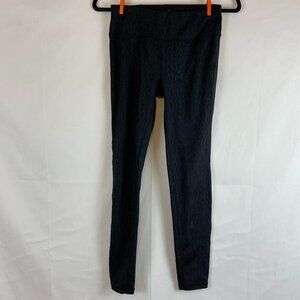 Sweaty Betty All Day Full Length Leggings S Black Animal Print Athletic